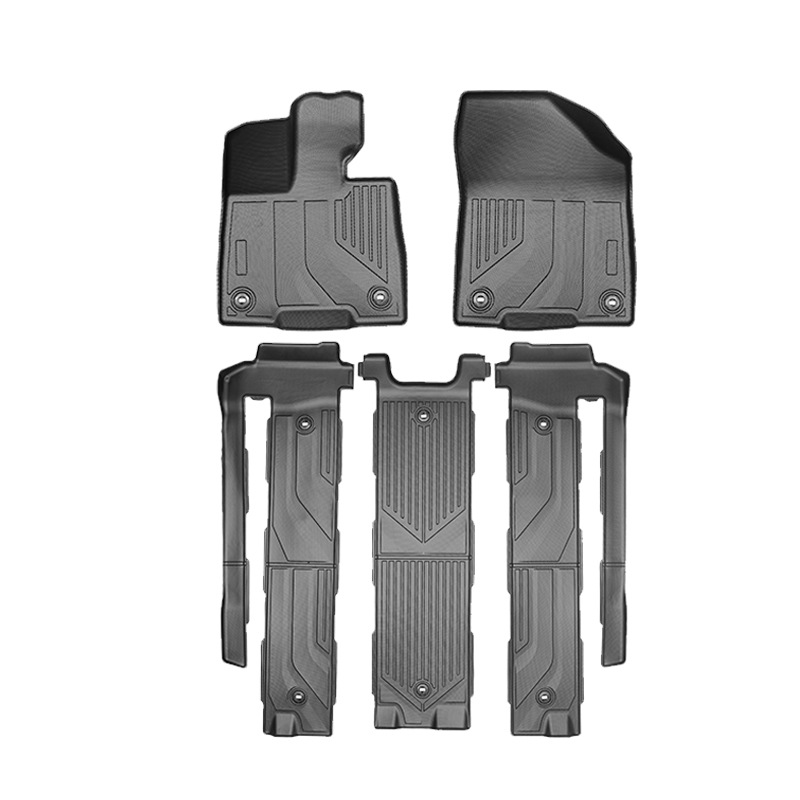 Es adecuado para TOYOTA Sienna 21 - 24 7 / 8 asientos 3D todo el tiempo material TPE almohadilla de suelo