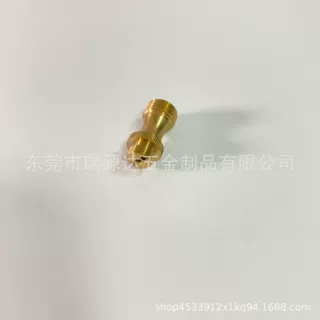 【非标五金加工】走心机加工黄铜精密配件黄铜非标喷嘴连接头