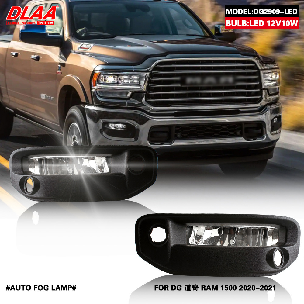 Aplicable a Dodge 20 / 21 nuevo 20 - 21 Ram RAM1500 2500 conjunto de lámpara de niebla delantera lámpara de barra de luz diaria