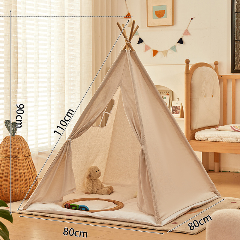 Carpa interior para niños, jardín de infantes, carpa pequeña, casa de juegos india blanca, picnic de celebridades de Internet, decoración de accesorios fotográficos
