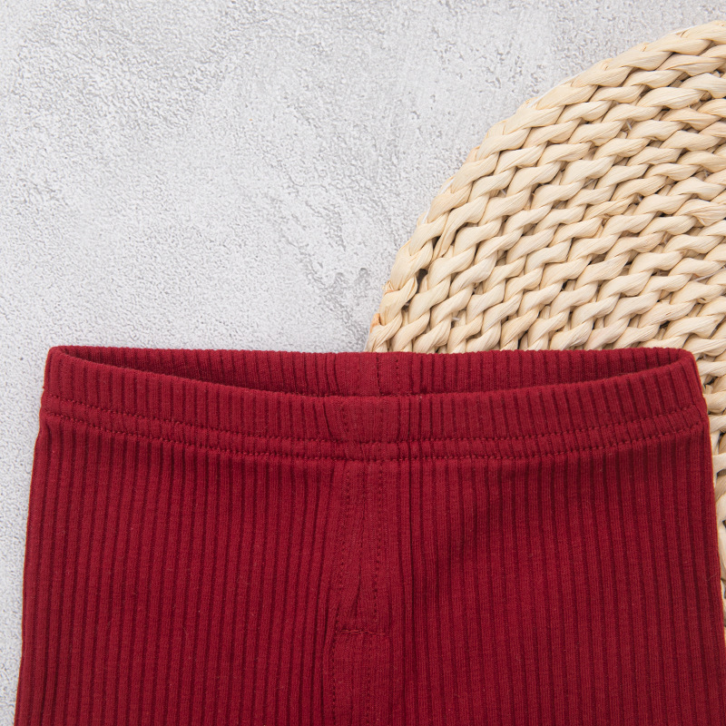 Puro algodón pit niñas leggings clase un Bebé Pantalones de encaje elástico cintura Otoño e Invierno Caliente venta al por mayor
