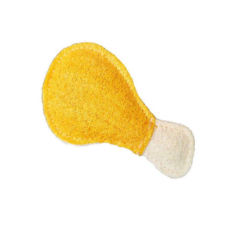 ペット用ヘチマおもちゃ 歯磨き 噛むおもちゃ 無臭 ペット退屈解消グッズ 鶏足型ペット用品|undefined