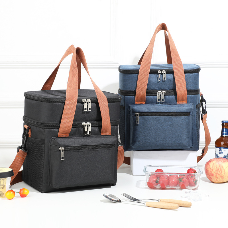 Nueva bolsa de aislamiento de Amazon, bolsa de picnic al aire libre, bolsa de almuerzo portátil, bolsa de mensajero, bolsa de almuerzo para trabajadores de oficina