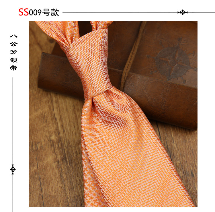 8CM 넥타이 009 오렌지