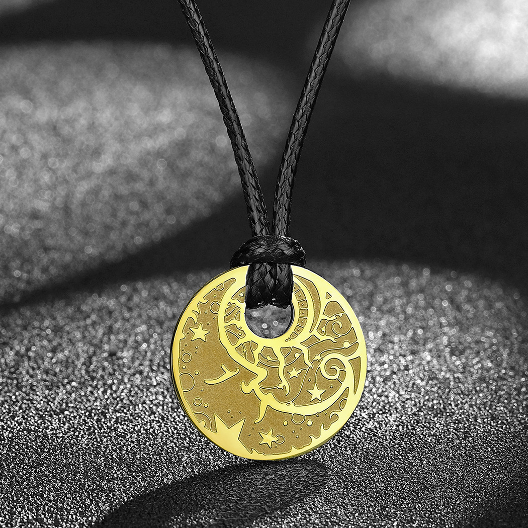 Black adjustable pendant stainless steel