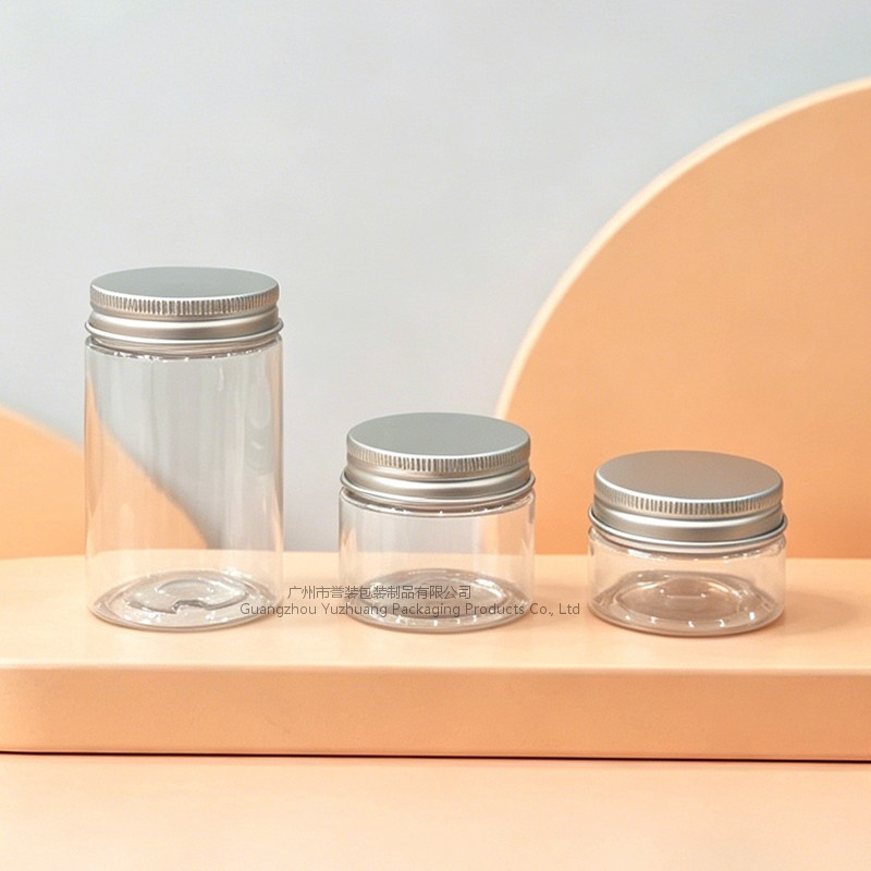 Envase de plástico de boca ancha de 500 ml de grado alimenticio Yuzhuang PET, frasco sellado de 250 g para mascarillas capilares, material de embalaje cosmético.