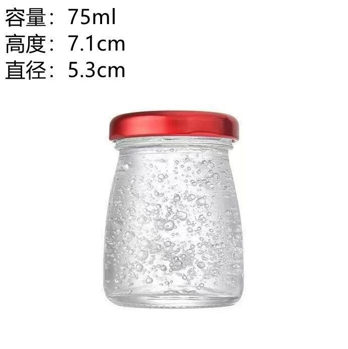 Botella de miel de vidrio transparente gruesa resistente a altas temperaturas botella de miel de vidrio de cocción botella vacía image 17