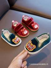亲子儿童手工千层底虎头礼服布鞋1-4岁3男女宝宝2学步鞋单鞋秋A82