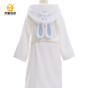 Five-Star Hotel Bathrobe, Unisex, Water-Absorbent, Breathable, Gentle and Skin-Friendly Bathrobe 2025 Rabbit Ear Kidsren's Style