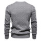 2024 autumn and winter new cross-border foreign trade high quality men's sweater pullover fawn embroidery solid color sweater for men