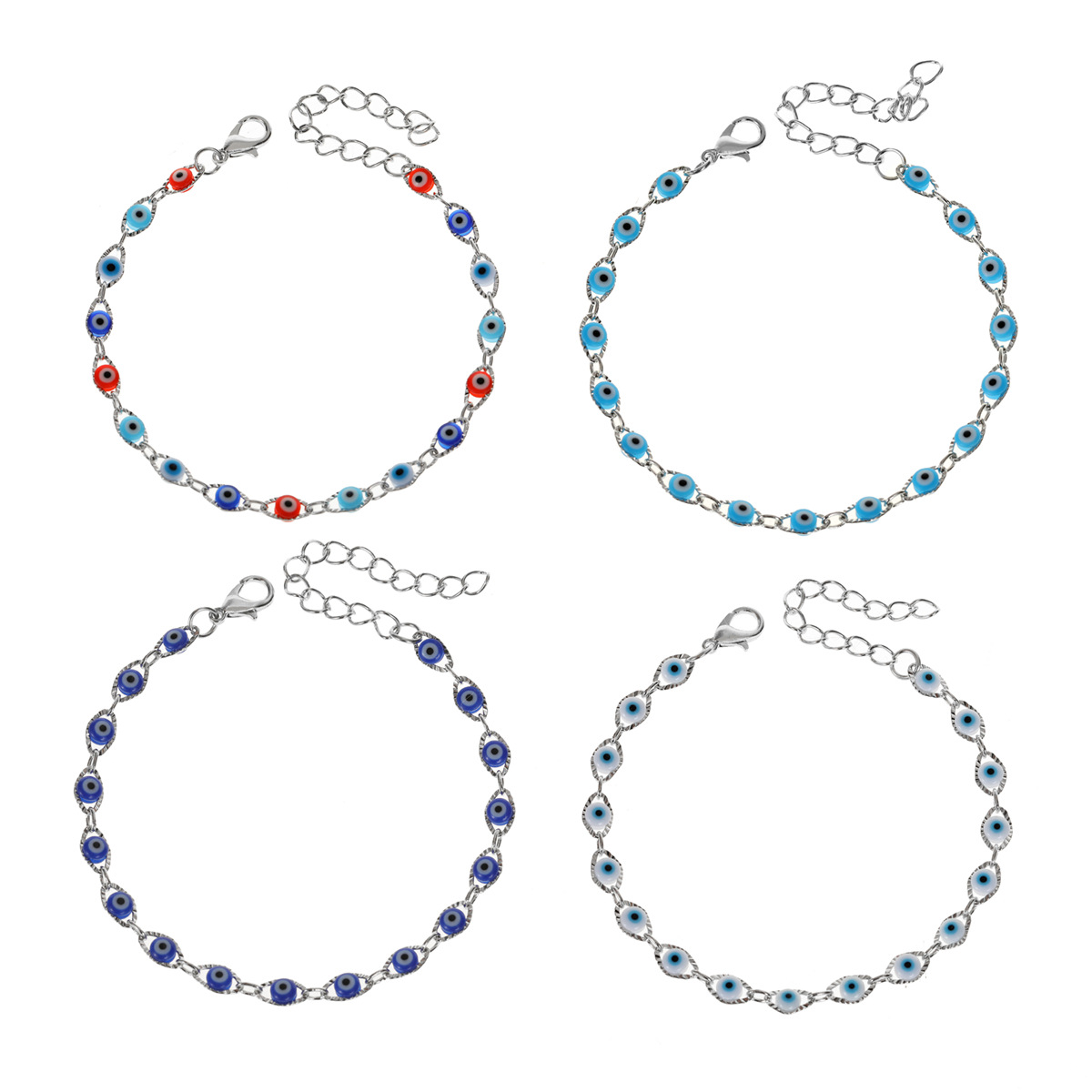 Lucky Evil Eye Red String Bracelet Protection Minimalist Jewelry_voghion.com