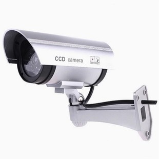 Manufacturer Security Camera Outdoor Surveillance Camera Gun Housing Simulation Camera Black Silver Outdoor Monitor