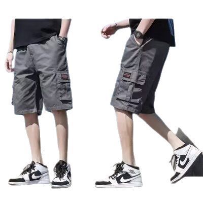 Cross-border best-selling outdoor breathable thin ice silk five-pocket pants Summer trendy brand sports casual work pants wholesale