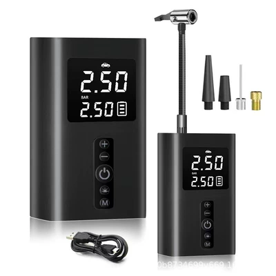 Car Emergency Start Power Hava nasosu - a10-2-black-74v-wireless-lcd-charging-model