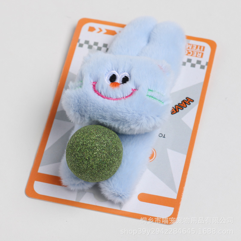 猫のミントの猫のおもちゃのペット用品のぬいぐるみの天のタデの耐グリップ性は工場をかむことに耐えます。