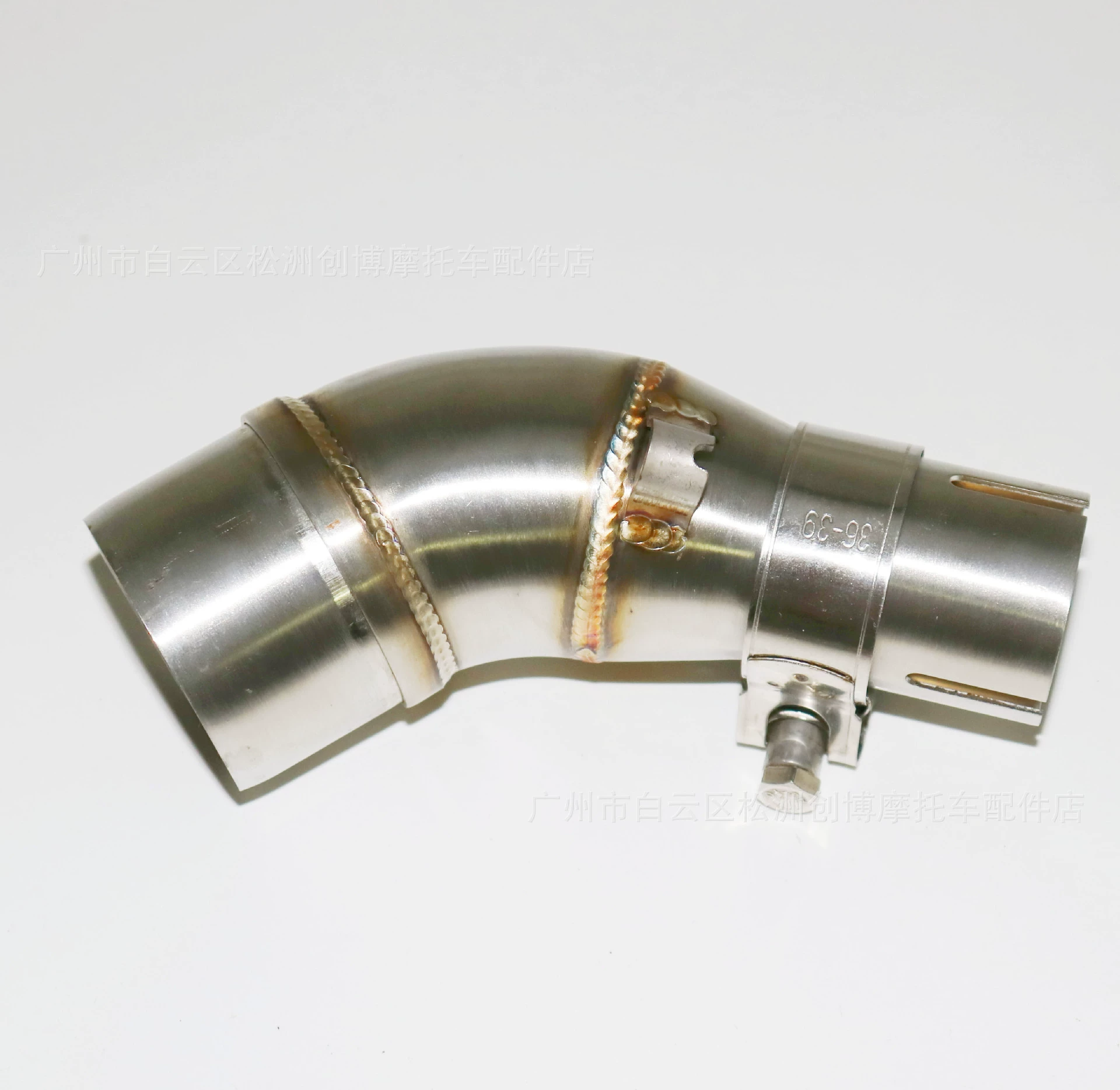 Мотоцикл Модифицированная средняя секция из нержавеющей стали Z250/Z250SL мотоцикл модифицированный адаптер средней секции выхлопная труба