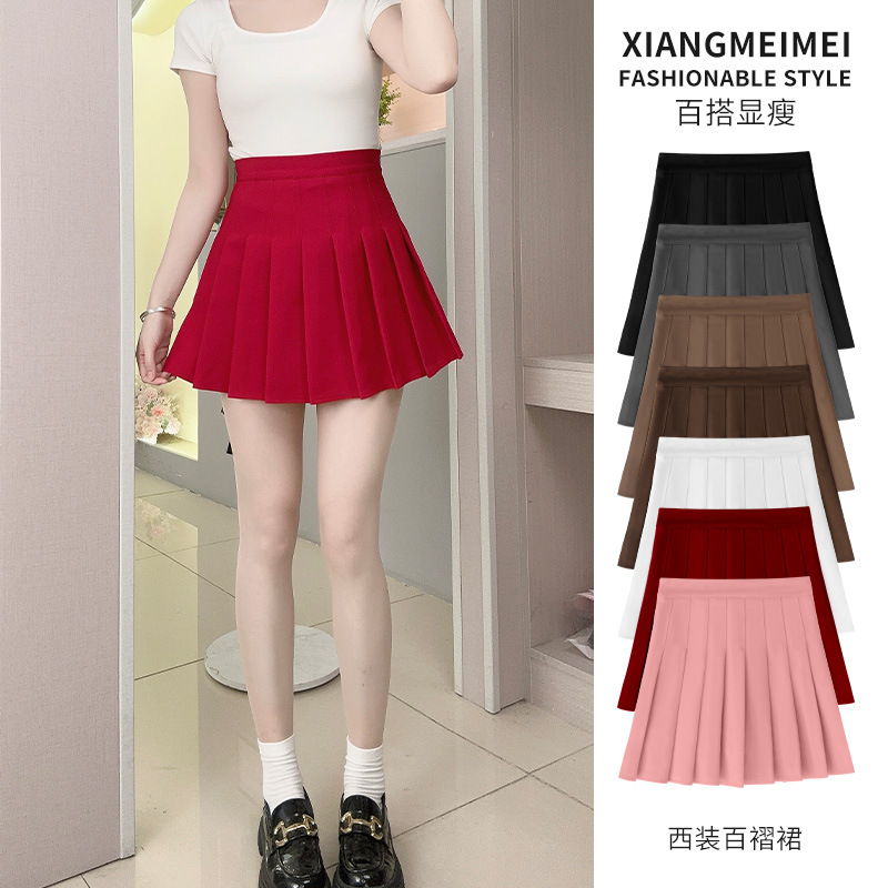 Summer pleated skirt