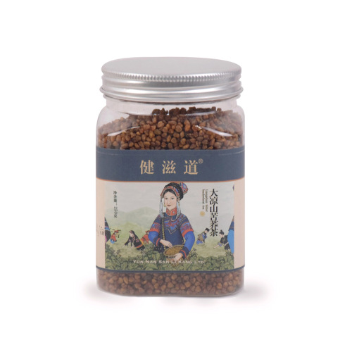 Jianzidao Daliangshan Black Tartary Buckwheat Tea Origin and Supply Tea Hotel Restaurant Canned Tartary Buckwheat Tea
