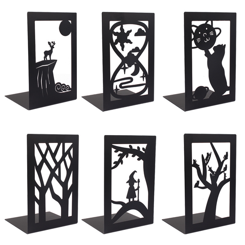Nuevos productos transfronterizos, sombras de animales creativos, estanterías de papelería huecas, estantes de lectura, estantes de escritorio de libros