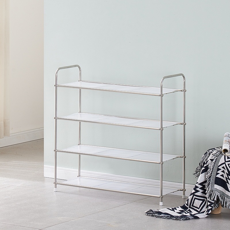 024U 신발장 시리즈 대외 무역 국경 간 가정용 스테인레스 스틸 로비 보관 랙 다층 바닥에서 천장까지의 보관 랙 보관 신발장