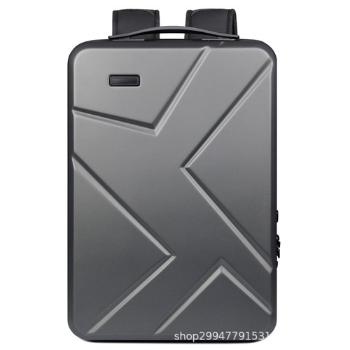  New Hard Shell Backpack Large Capacity ABS Laptop Bag USB Men's Backpack Wholesale Cross-Border