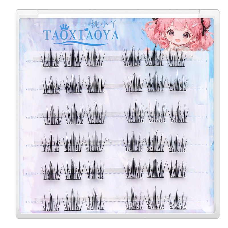 작은 동백 6줄(접착제 없음)