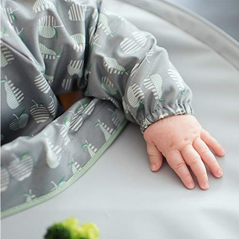 Children's independent eating placemat is not easy to get dirty, seat cushion, baby dining chair tray, leak-proof rice bib cover BLW