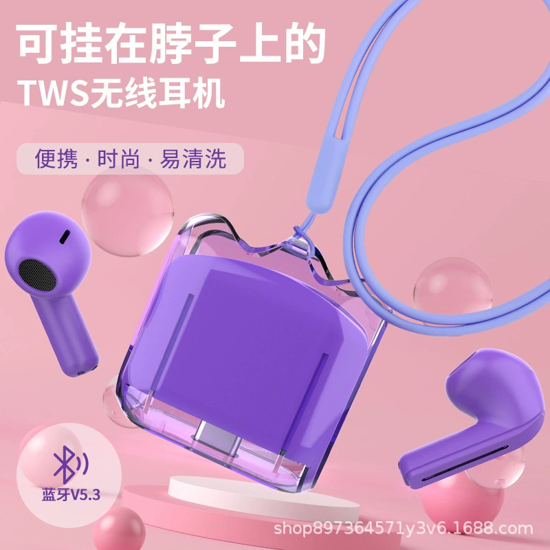 Популярная модель TEMU TWS сотовая беспроводная гарнитура Bluetooth K5 спорт водостойкая мини-портативная HiFi качество звука