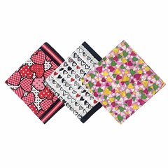 Factory Direct Supply Loving Heart Tipped Headband Sports Bandana 100% Cotton Hip-Hop 55cm Women's Square Scarf