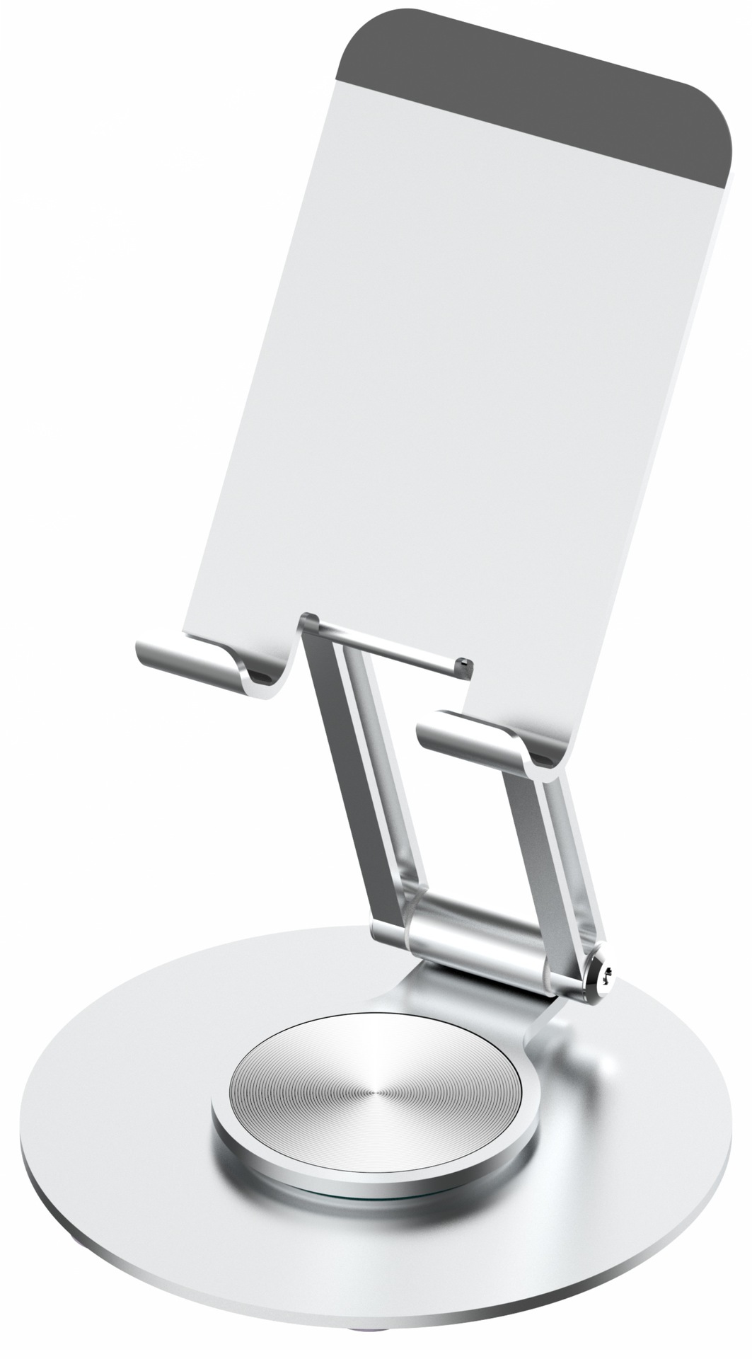 Nuevo soporte de teléfono móvil de aleación de aluminio Escritorio 360 ° giratorio retráctil portátil escritorio perezoso tableta soporte en vivo