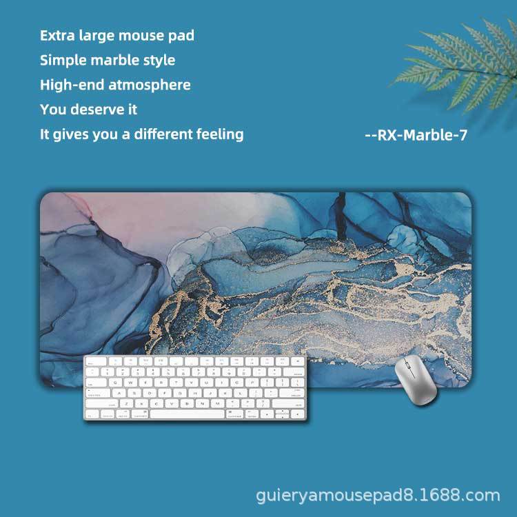 Alfombrilla de ratón con diseño de mármol estilo nórdico, antideslizante, ideal para oficina o escritorio