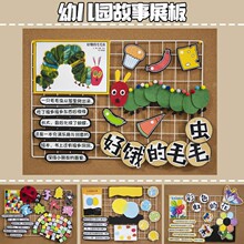 幼儿园环境布置材料环创主题故事展板绘本墙面装饰区角教室环境