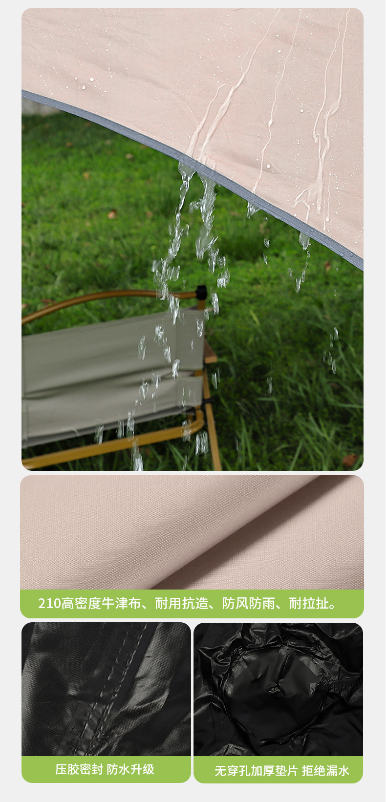 New Quick-Open Canopy Tent for Outdoor Camping 2026 New Model Camping Sunshade with Black Glue Coating New Style Sun Shelter