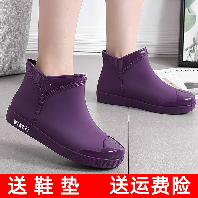 雨鞋女款2022新款士水桶式防滑时尚网红靴超轻厨房专用通勤短款用