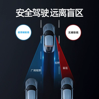 ultra-clear, and designed to assist | Large field of view rear view auxiliary mirror