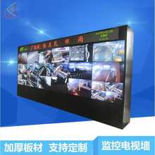 调度室琴台机房工作台控制台拼接屏机柜平台加厚监控电视墙屏幕墙