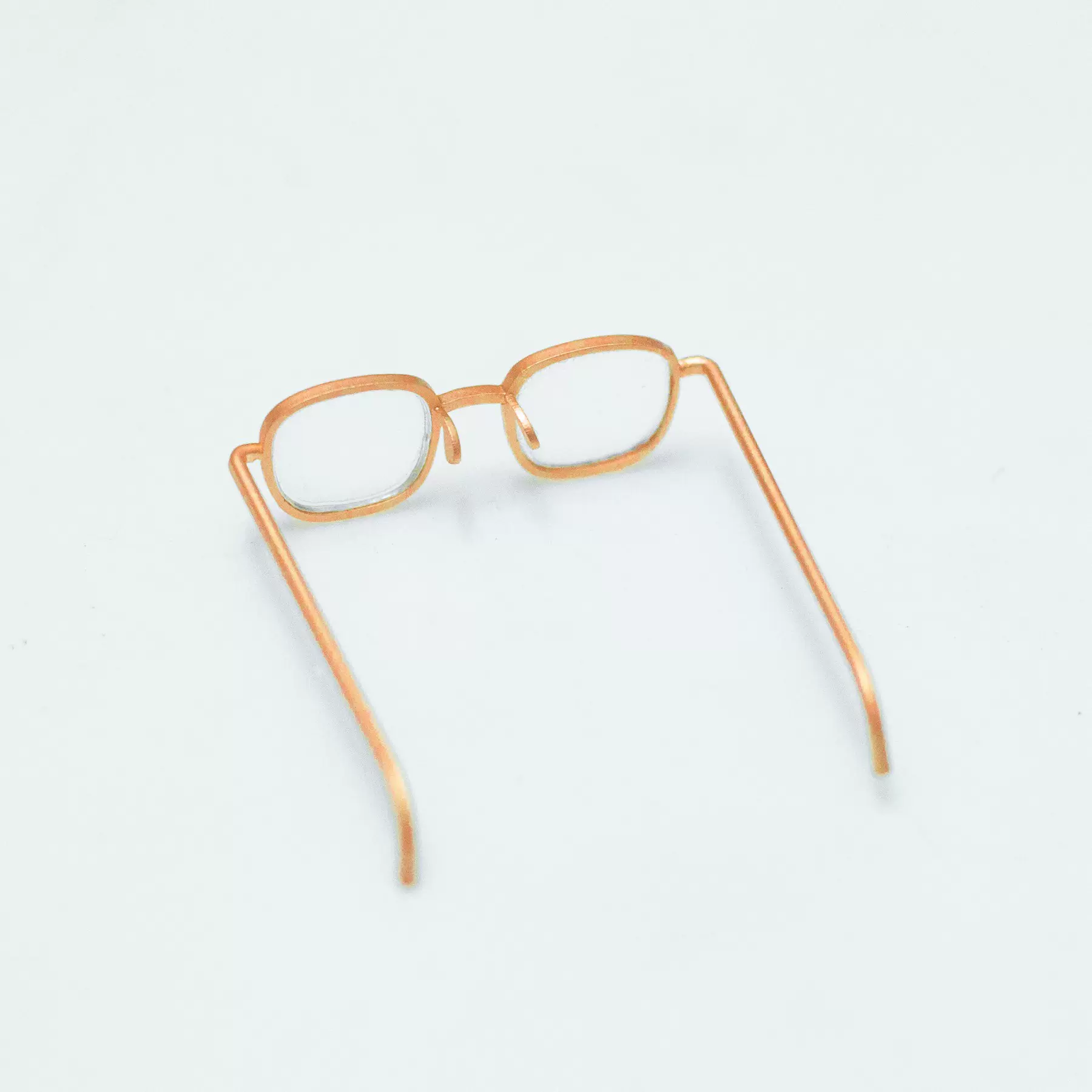 仿古眼镜假人物玩具饰品配件绝命毒师DIY版人物模型金属边框定 制