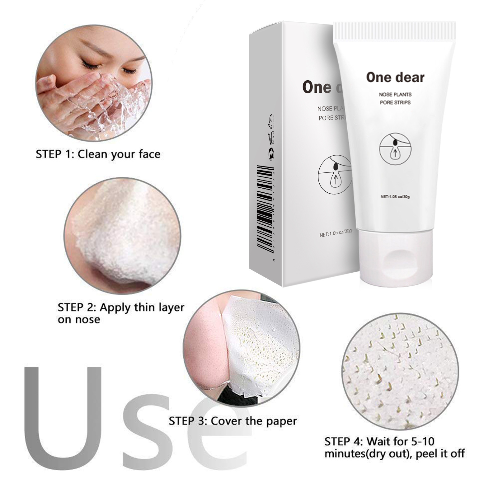 70g Weight Nose Mask Type Of Cosmetics Plastic Material Solid Color Pattern Casual Style Nose Mask Solid Color Personal Care Skin Care 12