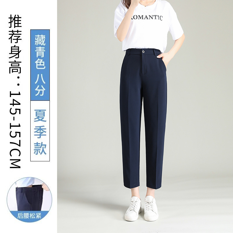 Маленькие ножки - темно-синий - эластичная талия - летний стиль - восемь баллов.