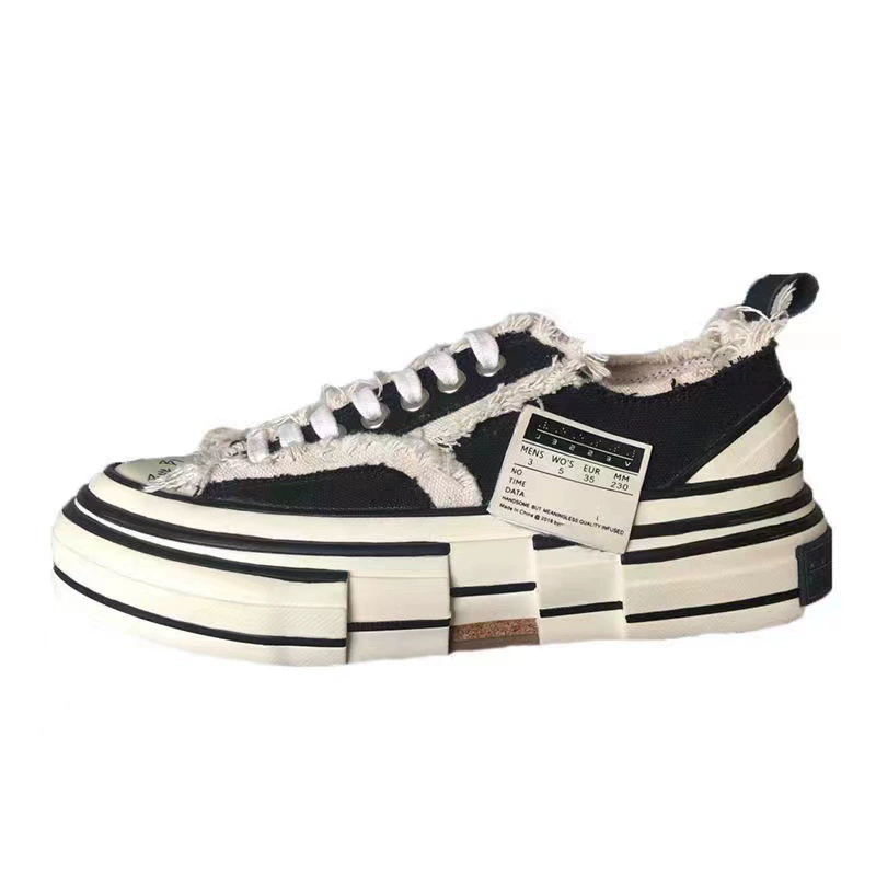Высокая версия кроссовок Wu Jianhao TT TT TT Canvas Shoes Swan Heart Fatty Plush Retro Leisure Besides Half Drag Beggar Shoes