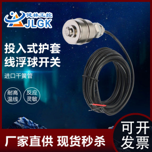 Sheathed Wire Stainless Steel Float Switch Liquid Level Switch Water Level Switch Water Level Controller Liquid Level Controller