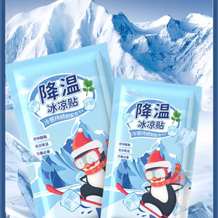 Summer Ice Patch Cooling Patch for Students to Refresh Themselves and Prevent Sleepiness, Mobile Phone Cooling Artifact, Cooling Patch, Antipyretic Ice Compress