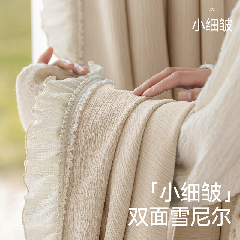 Black Chenille Curtains with Fine Wrinkles, Double-Sided, Fully Blackout, High-End Feel, for Bedroom and Living Room, Shaoxing Keqiao Custom Curtains Black Chenille Curtains with Fine Wrinkles, Double-Sided, Fully Blackout, High-End Feel, for Bedroom and Living Room, Shaoxing Keqiao Custom Curtains
