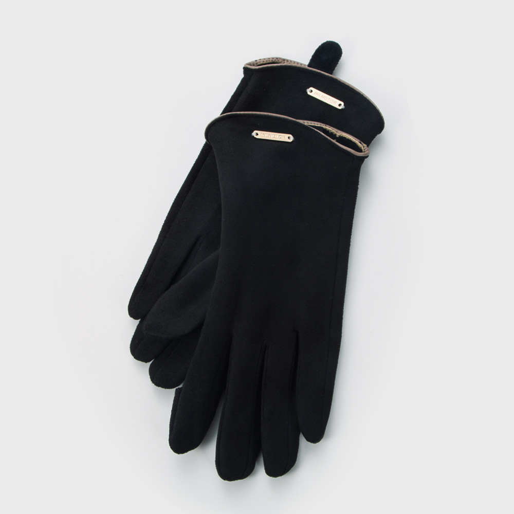 Les Gants À Doigts Fendus De Couleur Unie Gardent Au Chaud Les Gants Qui Fuient Et Résistent Au Froid display picture 5