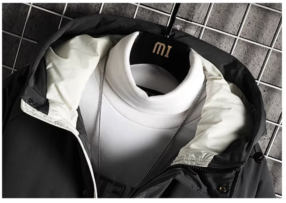 2023 Winter Neue dicke Kapuzenmode für Herren Casual Loose Zipper Baumwolljacke_voghion.com