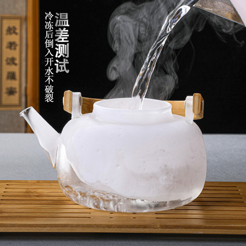 Manufacturer wholesale lifting kettle glass tea kettle tea kettle heat-resistant boiling water tea health kettle Pu'er white tea tea kettle