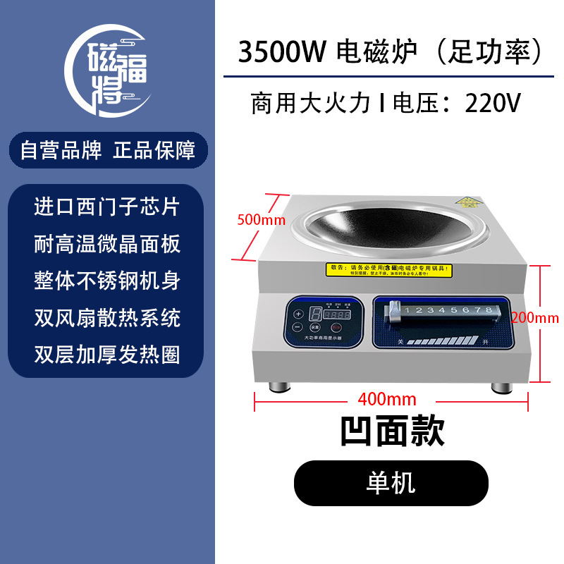 [3500W/220V 플러그인 모델] 오목면