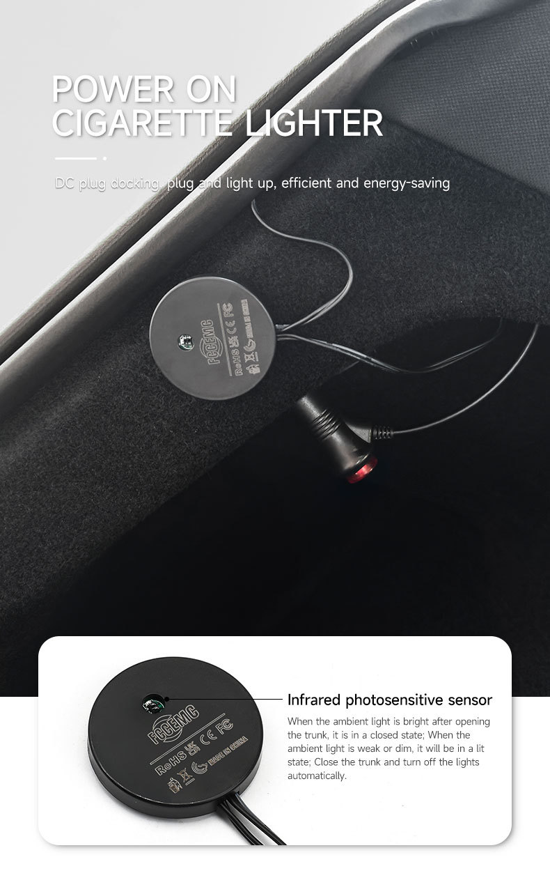 Suitable for Tesla Model Y Trunk Light with New Version Y Trunk Lighting Led Trunk Light
