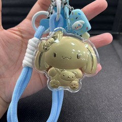 含金足金20mg玉桂狗钥匙扣创意挂饰爆款卡通批发KT猫手机挂件labb
