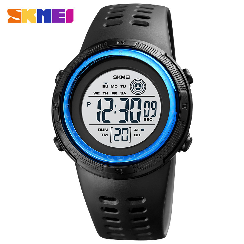 Skmei 1773 nuevo estudiante deportes al aire libre reloj electrónico color caramelo moda cinta luminosa pantalla única